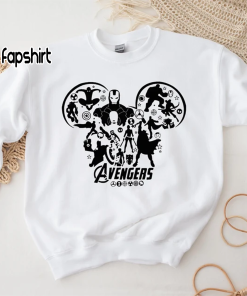 Disney Avengers Mickey Head Shirt, Marvel Avengers…