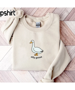 Silly Goose Sweatshirt, Youth Crewneck Sweatshirt, Goose…