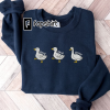 Silly Goose Sweatshirt, Youth Crewneck Sweatshirt, Goose Pullover, Funny Unisex Sweater, Gift for Her