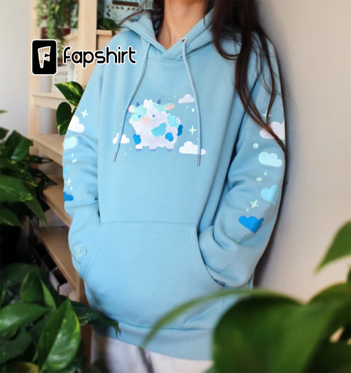 Cloud Cow Hoodie PREORDER | Kawaii | Cozy | Embroidered