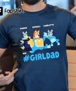 Personalized Bluey Dad Life T Shirt, Sweatshirt…