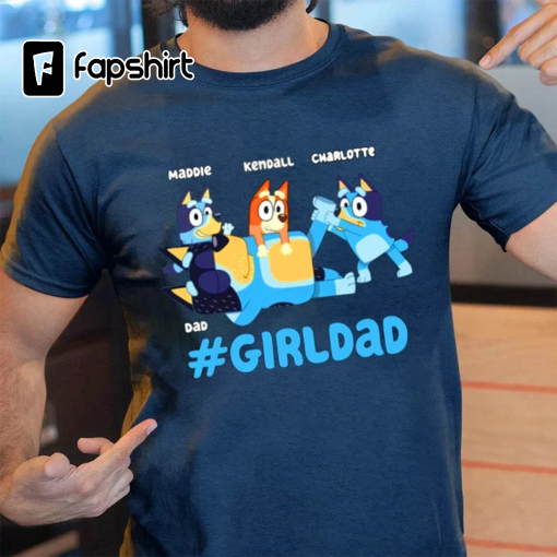 Personalized Bluey Dad Life T Shirt, Sweatshirt – Fathers Day Gift, Dad Life Shirt, Dad Gifts, Dad Shirt, Bluey Dad, Best Dad, Bluey Shirt