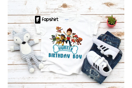 Paw Patrol Birthday Shirt for Girls and Boys, Patrol Birthday Shirt, Birthday Family Matching Party Shirts, Patrol Family, Birthday Shirt