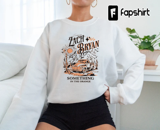 Zach Bryan Something In The Orange Shirt, Vintage Zach Bryan Fan Gift, Country Music Shirt, American Heartbreak Sweatshirt and Shirt