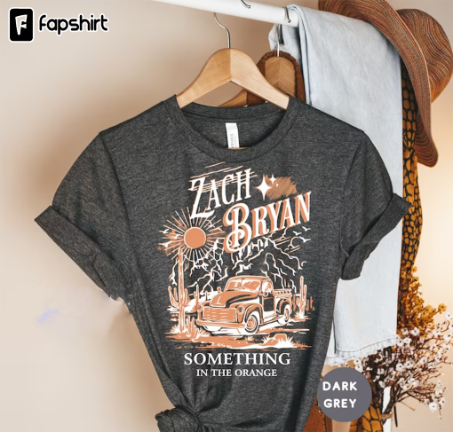 Zach Bryan Something In The Orange Shirt – Vintage Zach Bryan Fan Gift – Country Music Sweater – American Heartbreak Sweater and Shirt