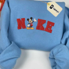 Ev.e Cartoon Brand Embroidered Sweatshirt, Brand Embroidered Crewneck, Custom Brand Embroidered Sweatshirts, Embroidered Sweatshirts