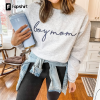 Embroidered Mama Crewneck Sweatshirt | Mothers Day Gift Mama Crewneck Sweatshirt | New Mom Gift | Pregnancy Announcement | First Mothers Day