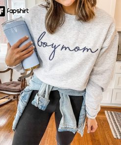 Boy Mom Personalized Crewneck Sweatshirt | Personalized…