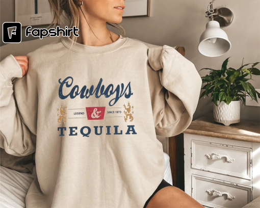 Cowboys Tequila Crop Top | Cute Western Fashion Crop Top | Country Music Fashion Sizes S-XL