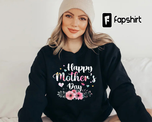 Happy Mother’s Day 2022 Cute Floral for Women Mom Grandma T-Shirt