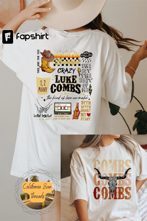 Combs Bull T-shirt, Vintage Unisex Garment-Dyed T-shirt, Country Western, Country Music T-shirt