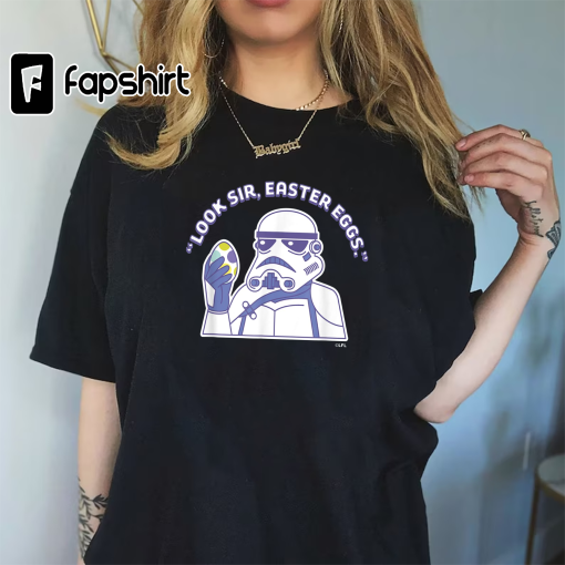 Star Wars Stormtrooper Look Sir Easter Egg Funny T-Shirt