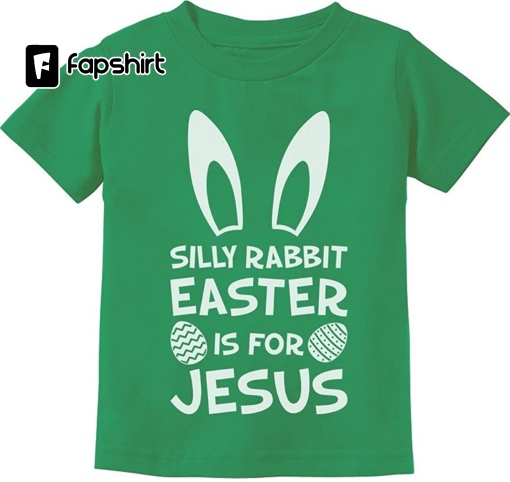 No Bunny Loves Me Like Jesus Girls Boys Easter Shirt Silly Rabbit Kids T-Shirt