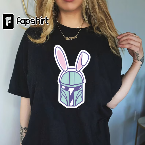 Star Wars The Mandalorian Mando Easter Bunny T-Shirt