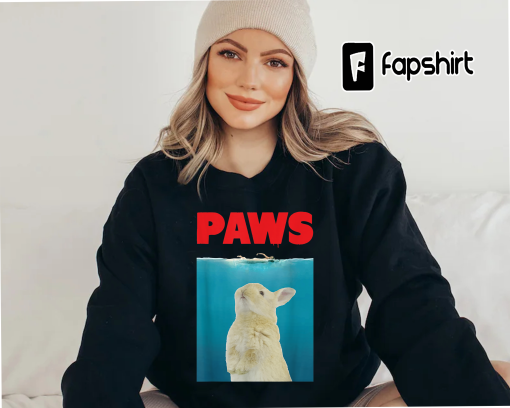 Paws Bunny T-Shirt Funny Parody | Rabbit Lover Gifts