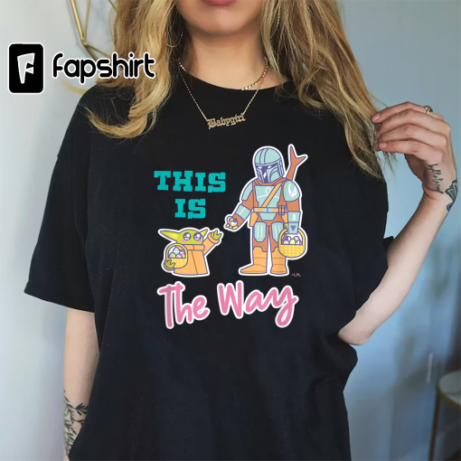 Star Wars The Mandalorian and Grogu This is the Way Easter T-Shirt