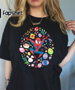 Marvel Spider-Man Cartoon Easter Egg T-Shirt