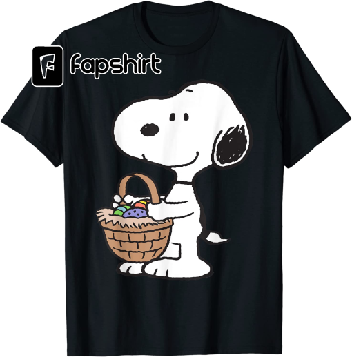 Peanuts Snoopy Easter egg basket T-Shirt