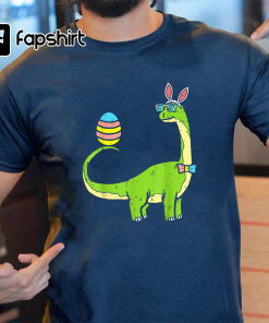 Brontosaurus Bunny Ears Egg Easter Day Dinosaur…