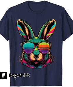 Easter Day Bunny Face Rainbow Sunglasses Pastel…