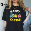 Trex Bunny Happy Eastrawr Easter Dinosaur Boys Toddlers T-Shirt