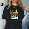 Eggs Cavator Easter Bunny Excavator Cute Boys Toddler T-Shirt