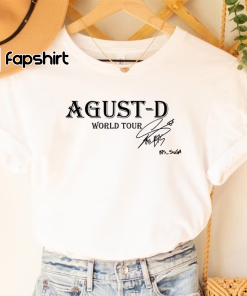 Agust D Shirt, Agust D World Tour…