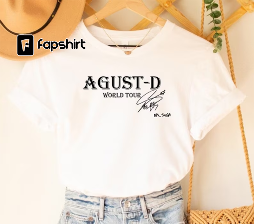 Agust D Shirt, Agust D World Tour Shirt, Suga Fan Gift, Agust D Concert Shirt, Min Yoongi Shirt, Suga Shirt, Army Friend Gift