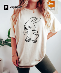 Rolling Skate Rabbit Gift,NewJeans Kpop,NewJeans Logo Sweatshirt,New…