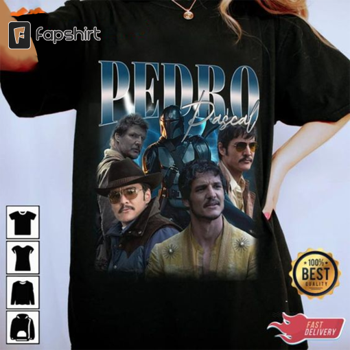 Pedro Pascal Shirt, Pedro Pascal Sweatshirts 90s, Pedro Pascal Hoodies, Pedro Pascal Fan Gifts, 90s Vintage Graphic Tees, Christmas Gifts