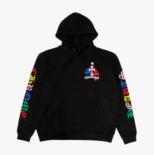 2023 Chrome Hearts Multi Color Cross Cemetery Hoodie,streatwear unisex cotton hoodie