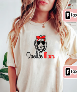 Womens Doodle Mom Goldendoodle Labradoodle Dog T-Shirt