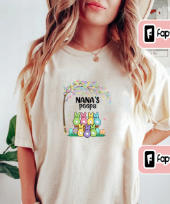 Personalized Nana’s Peeps Easter T-Shirt, Custom Easter…