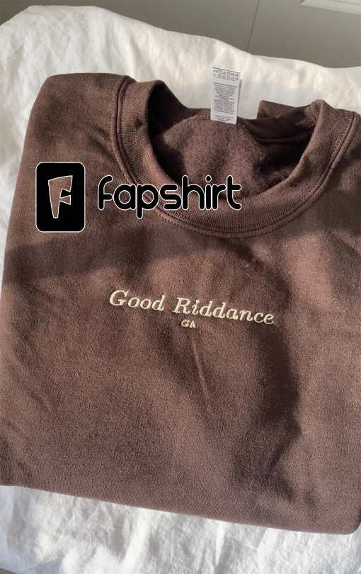 Good Riddance Embroidered Sweater