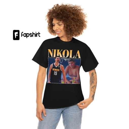 NIKOLA JOKIC vintage funny t-shirt – Jokic NBA bootleg retro 90s shirt