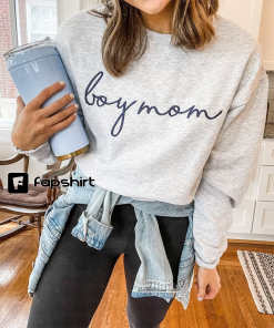 Boy Mom Personalized Crewneck Sweatshirt | Personalized…