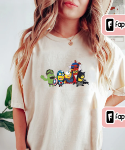 Super Hero Avengers Minions Friends Shirt Sweatshirt…