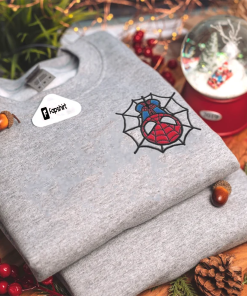 Inspired Baby Spider Man Crewneck Sweatshirt Embroidered…