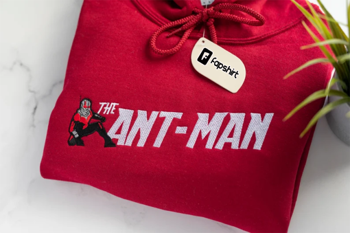 Inspired Ant man Crewneck Logo Embroidered Sweatshirt Hoodie Unisex Crewneck sweater