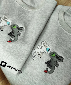 Toothless, Light Furry Couple Sweater, Cartoon Sweatshirts,…