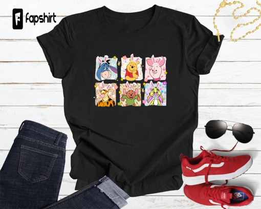 Disney Winnie The Pooh Easter Shirt, Easter Pooh Bear Shirt, Disney Tigger Easter Shirt, Disney Piglet Easter Shirt, Disney Eeyore Easter