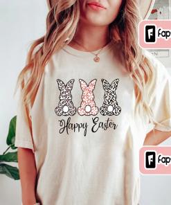 Happy Easter Shirt,Womens Easter Shirt,Easter Day,Easter Bunny…