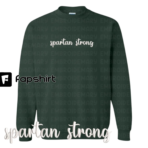 Spartan Strong Embroidered Sweatshirt