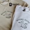 Embroidered Vintage Stamp Sweatshirts