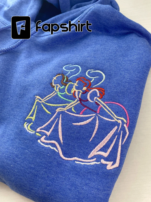 Cinderella Stepsisters Embroidered Sweatshirt | Disney World | Disneyland Embroidered Crewneck