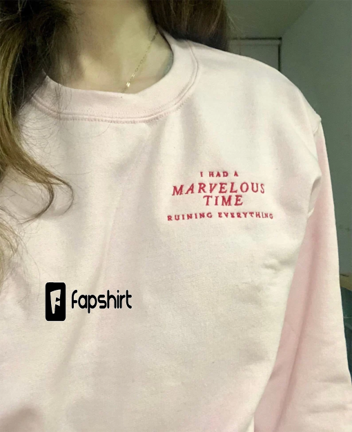 Embroidered Marvelous Time Unisex Sweatshirt