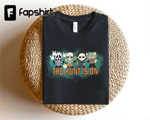 The Hunt Is On,Egg Hunting Season,Cute Easter Gift,Happy Easter Day,Rabbit Lover Gift,Family Easter Shirt,Funny Easter Tshirt,Easter Sweater