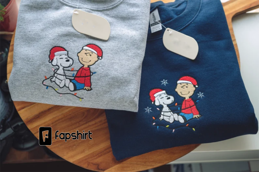 Christmas crewneck Inspired sweatshirt Holiday Embroidered Vintage pullover custom gift Sweater