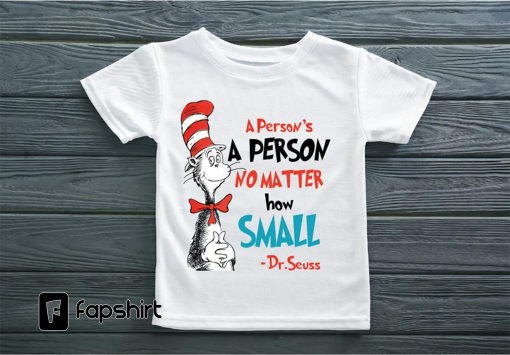 A Person’s A Person No Matter How Small Toddler, Reading Day Onsie, Dr Seus Onesie, Seussical Toddler Outfit, PR138