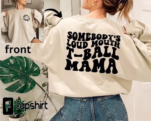 T-ball Mom Sweatshirt, T-ball Mama Mom Shirt, Game Day Sweatshirt, T-ball Mom Jersey, Mom Sweatshirt, T-ball Shirt, T-ball Lover Gift